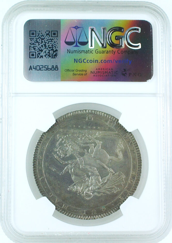 1818 LVIII G. Britain Crown MS64 - Image 2