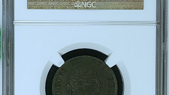 Great Britain 1813 Pattern Guinea OMS in Copper NGC MS63 BN - RRRR
