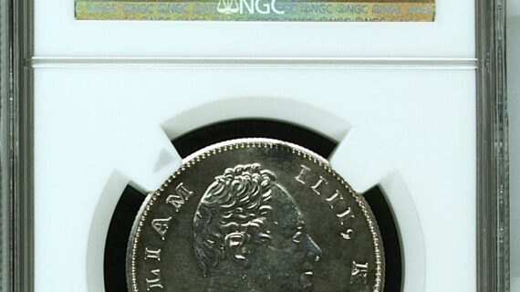 E.India 1835.(C) CO Rupee Restrike NGC PL63